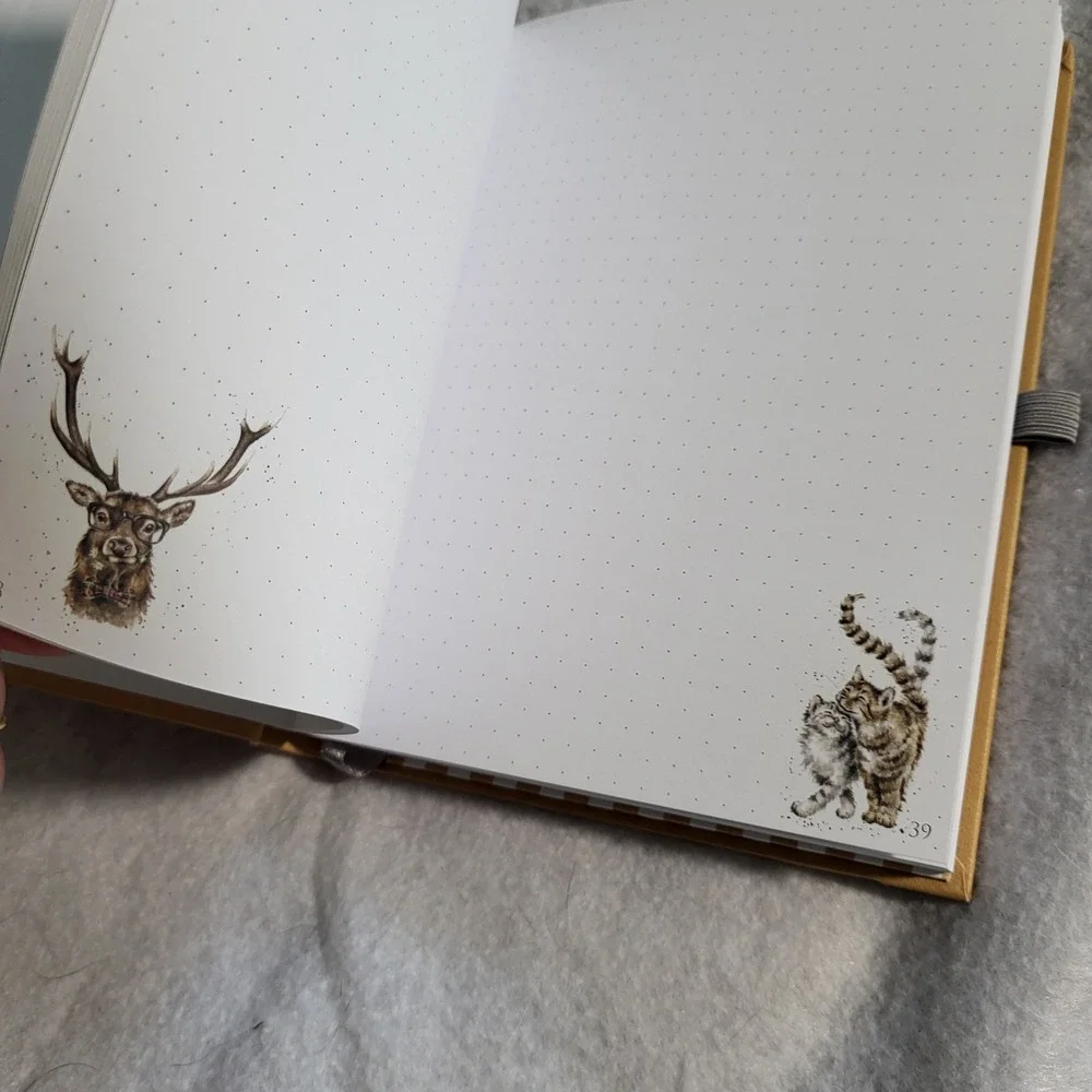 Wrendale Designs Hannah Dale Mouse Mushroom Journal Notebook Wildlife Pages Book